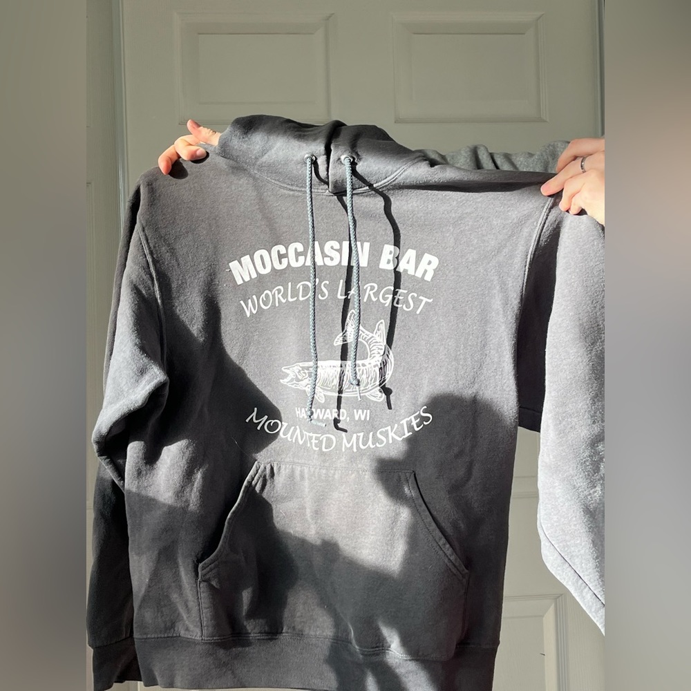 Vintage Wisconsin moccasin bar sweater